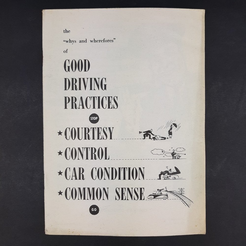 Vtg Chrysler Good Driving Practices Pamphlet